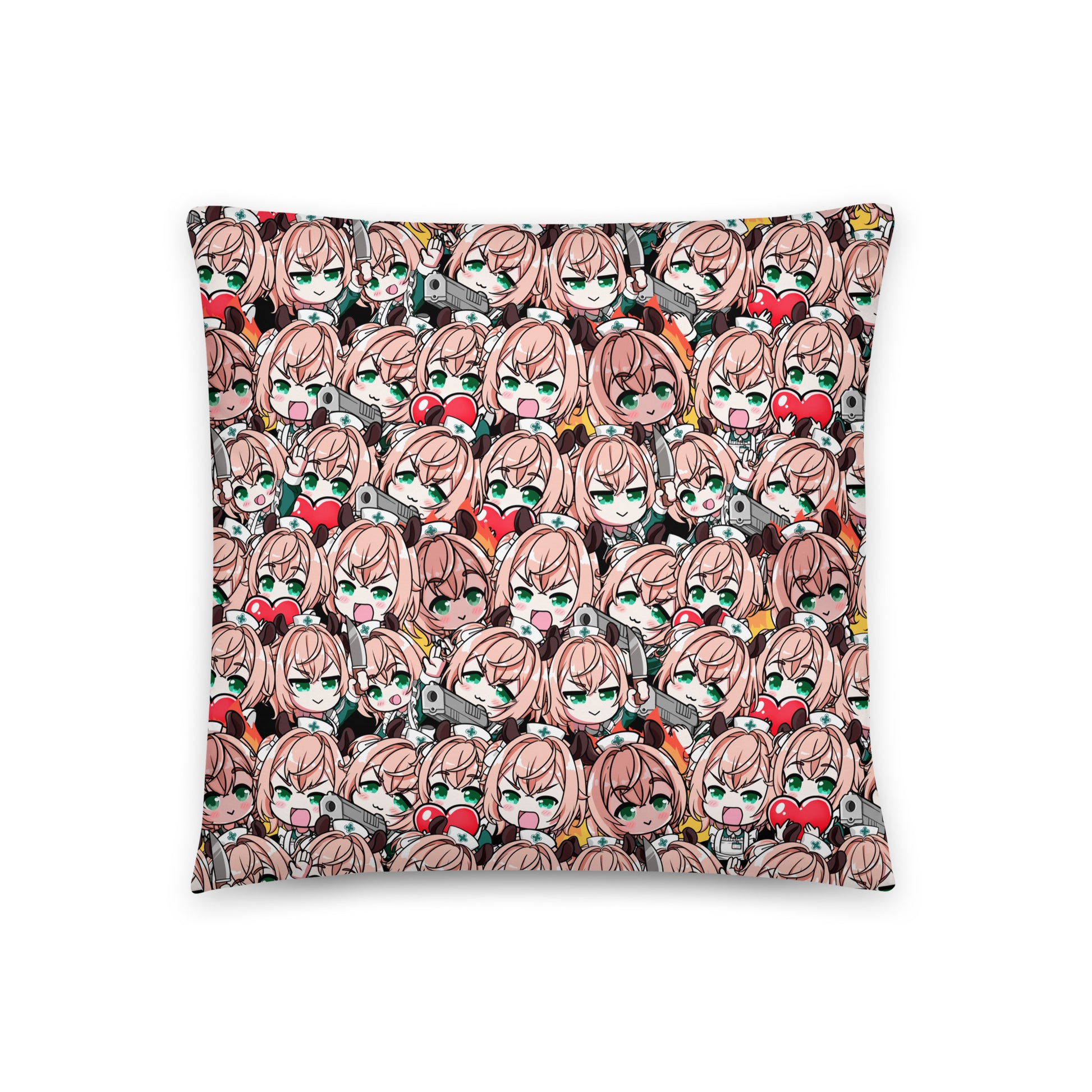 Nimi Nightmare Throw Pillow, Vtuber Throw Pillows, Gift for Vtuber Fan, Nimi Nightmare Throw Pillow, Decorative Pillow, Nimi Nightmare Merch