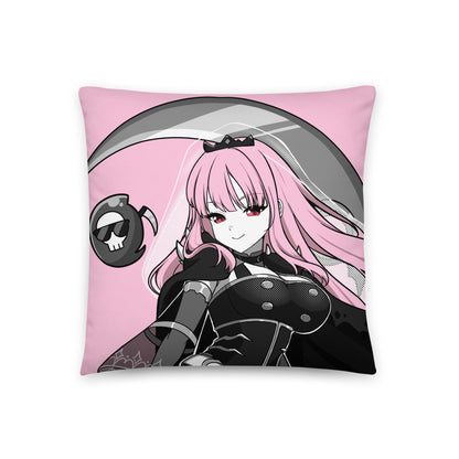 Mori Calliope Throw Pillow, Vtuber Throw Pillows, Gift for Vtuber Fan, Mori Calliope Throw Pillow, Decorative Pillow, Hololive Merch