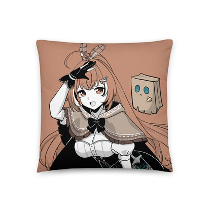Nanashi Mumei Throw Pillow, Vtuber Throw Pillows, Gift for Vtuber Fan, Nanashi Mumei Throw Pillow, Decorative Pillow, Hololive Merch