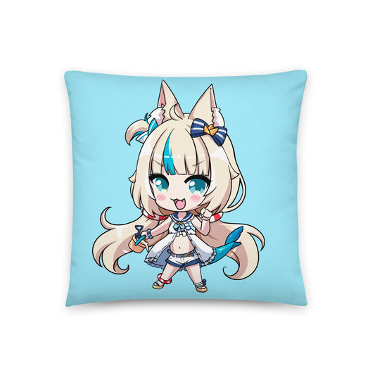 Sameko Saba Throw Pillow, Vtuber Throw Pillows, Gift for Vtuber Fan, Sameko Saba Throw Pillow, Decorative Pillow, Sameko Saba Merch