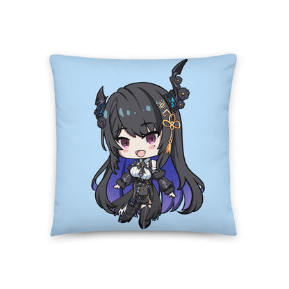 Nerissa Ravencroft Throw Pillow, Vtuber Throw Pillows, Gift for Vtuber Fan, Nerissa Ravencroft Throw Pillow, Decorative Pillow, Nerissa Ravencroft Merch