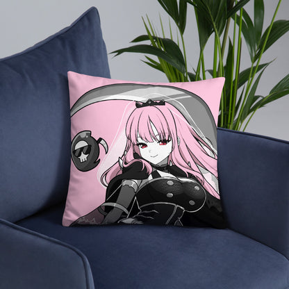 Mori Calliope Throw Pillow, Vtuber Throw Pillows, Gift for Vtuber Fan, Mori Calliope Throw Pillow, Decorative Pillow, Hololive Merch