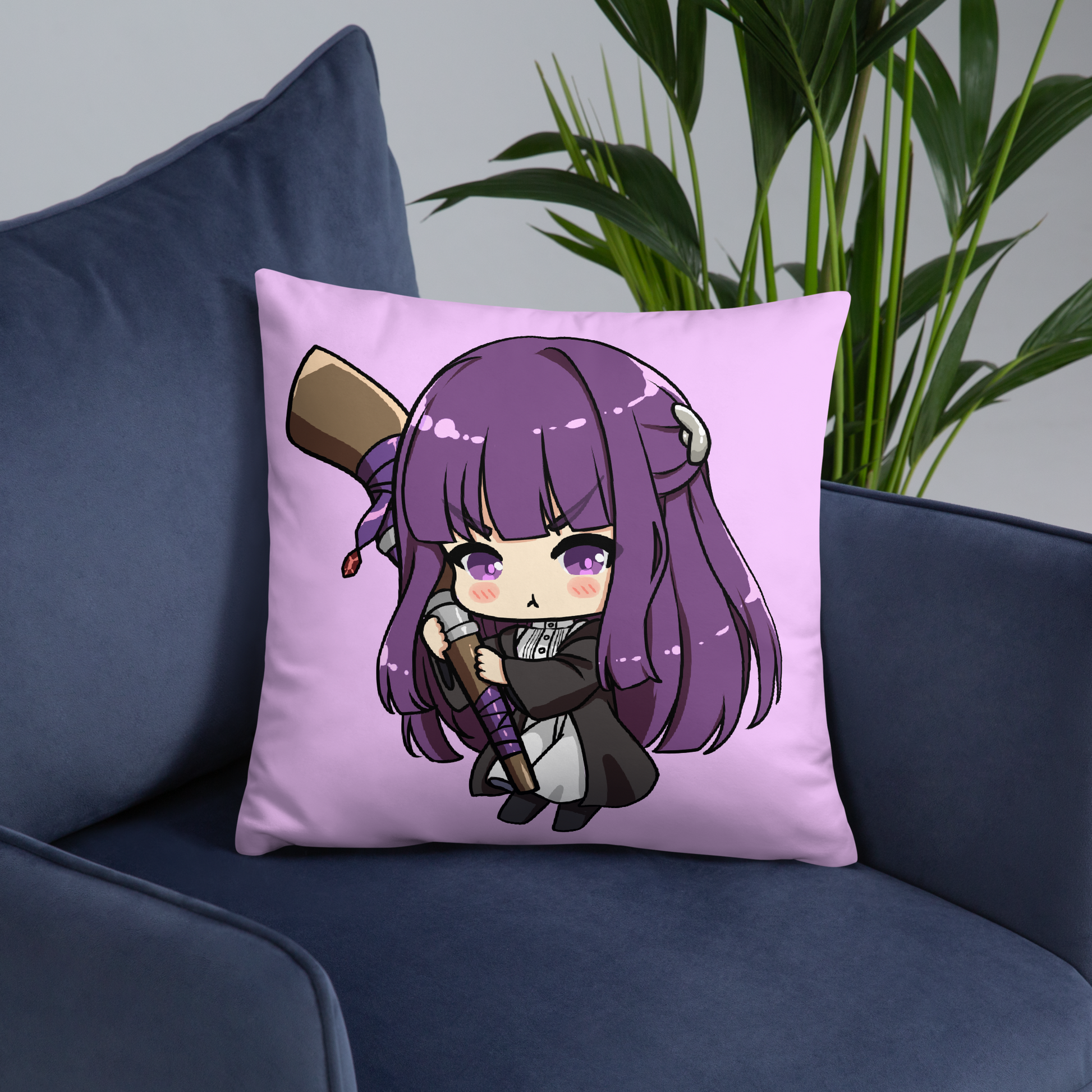 Frieren Throw pillow Anime Throw pillow Frieren: Beyond Journey's End Fan Merch Pillow Kawaii decorative pillow Sōsō no Frieren merch