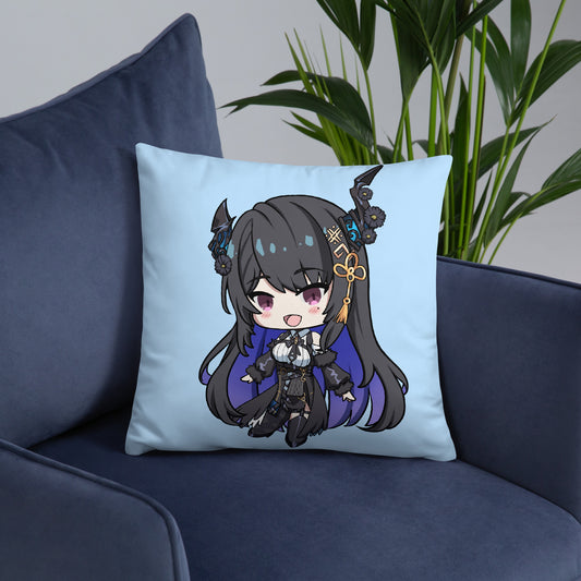 Nerissa Ravencroft Throw Pillow, Vtuber Throw Pillows, Gift for Vtuber Fan, Nerissa Ravencroft Throw Pillow, Decorative Pillow, Nerissa Ravencroft Merch