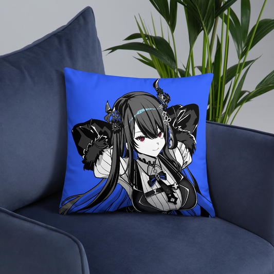 Nerissa Ravencroft Throw Pillow, Vtuber Throw Pillows, Gift for Vtuber Fan, Nerissa Ravencroft Throw Pillow, Decorative Pillow, Nerissa Ravencroft Merch