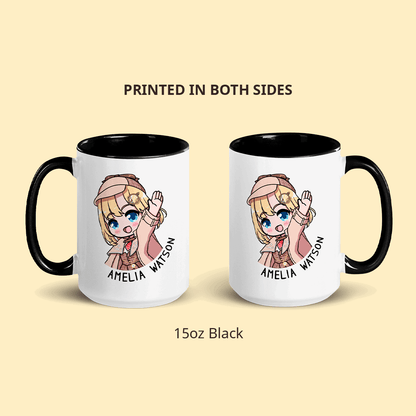 Amelia Watson Mug Vtuber Coffee Mug Hololive Coffee Cup Hololive Myth Mug Amelia Watson Merch Hololive Fan Vtuber Merch Vtuber Fan