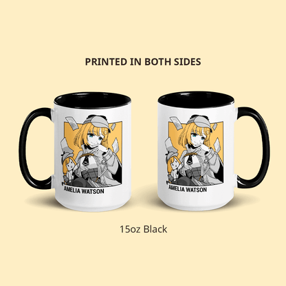Amelia Watson Mug Vtuber Coffee Mug Hololive Coffee Cup Hololive Myth Mug Amelia Watson Merch Hololive Fan Vtuber Merch Vtuber Fan