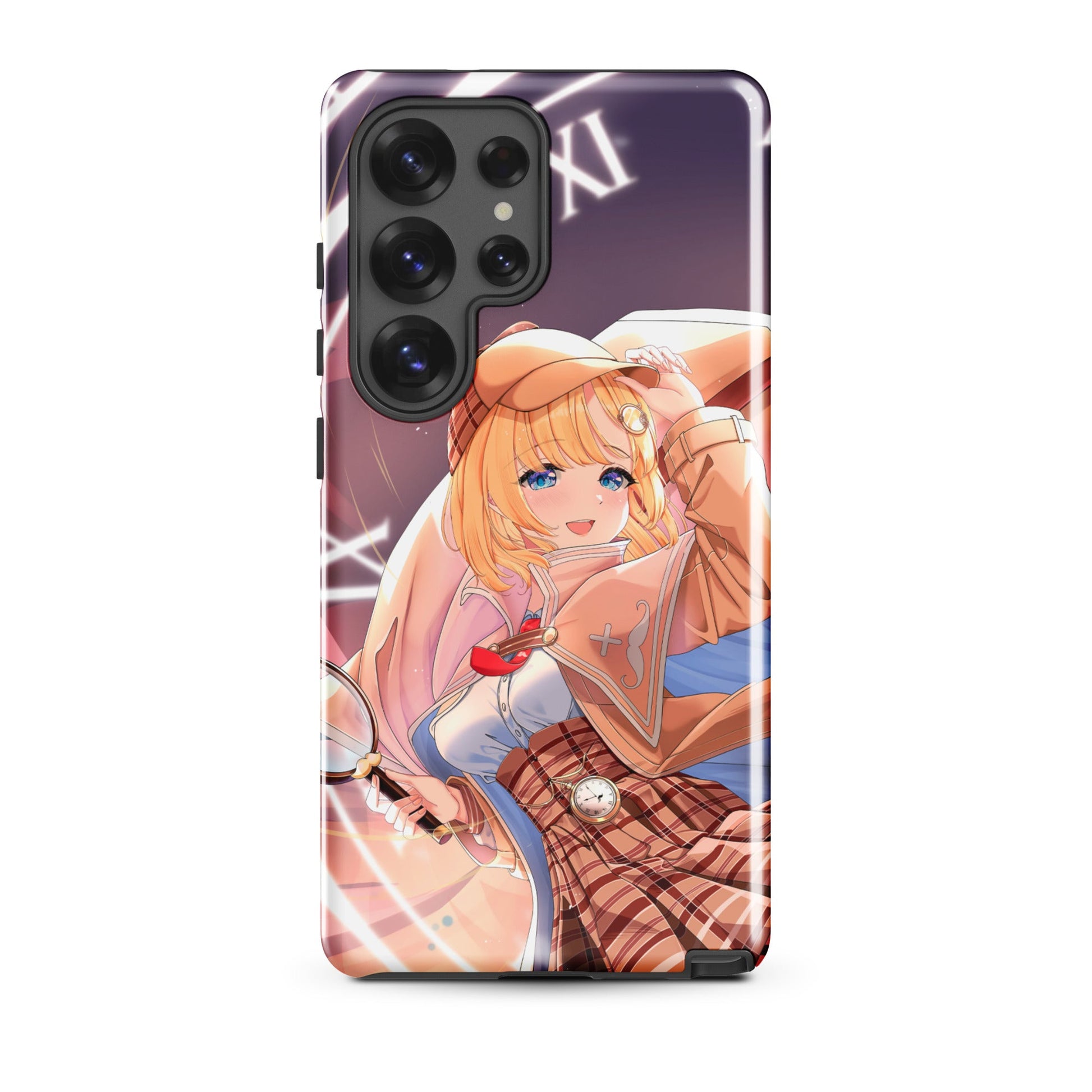 Amelia Watson Phone Case Vtuber Phone Case Hololive Merch Iphone Case Samsung Case Gift For Vtuber Fan Hololive Fan Kawaii Phone Case