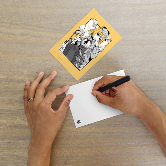 Amelia Watson Postcard Mini Print Hololive Merch Vtubers Merch Hololive Mini Print Amelia Watson Merch