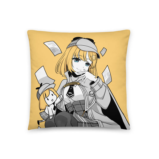 Hololive Amelia Watson Throw Pillow, Vtuber Throw Pillows, Gift for Vtuber Fan, Amelia Watson Throw Pillow, Decorative Pillow, Amelia Watson Merch