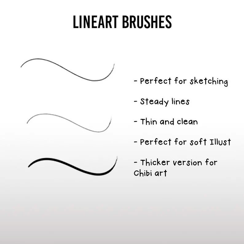 Anime Brush Pack CLIP STUDIO PAINT, Anime Brush Set, Lineart and Color Brush Pack,Digital Drawing Brush Bundle,Sketch Brush,Coloring Brushes