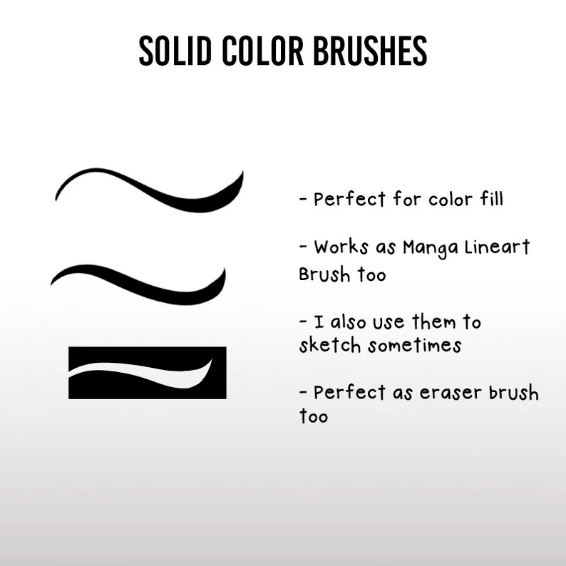 Anime Brush Pack CLIP STUDIO PAINT, Anime Brush Set, Lineart and Color Brush Pack,Digital Drawing Brush Bundle,Sketch Brush,Coloring Brushes