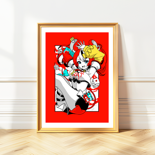 Hakos Baelz Wall Art Hakos Baelz Poster Hololive Merch Vtubers Gift Hololive Wall Decor Hakos Baelz Merch Anime Wall Art Canvas