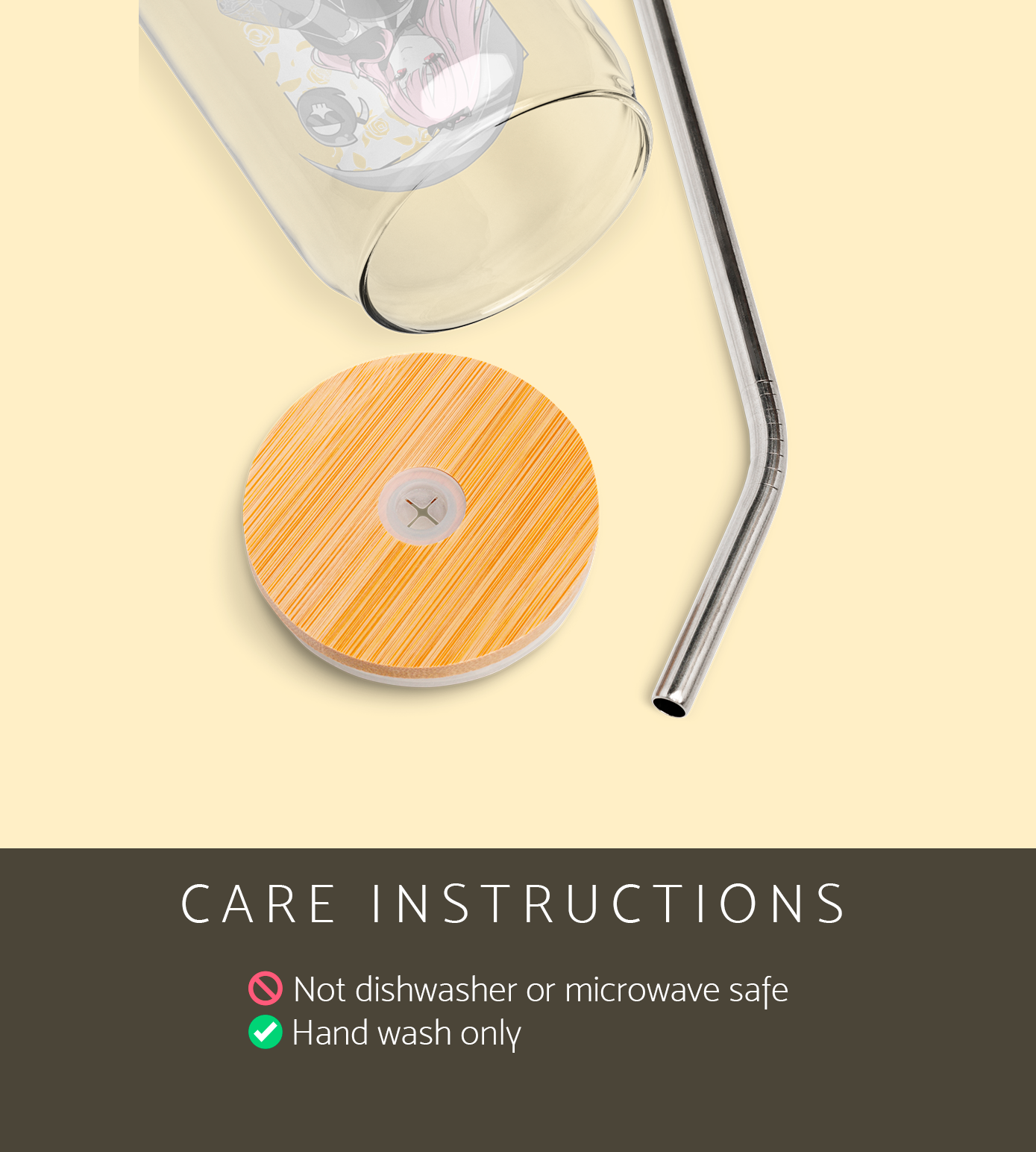 Mori Calliope Maid Glass Tumbler With Straw And Lid Vtuber Waifu Cup Beer Can Iced Coffee Glass Mori Calliope Cup Hololive Glass Waifu Cup