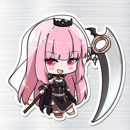 Mori Calliope Fridge Magnet, Die Cut Mori Calliope Magnets 3″ × 3″, Hololive Merch, Mori Calliope Merch, Mori Calliope Maganet, Mori Calliope Fan