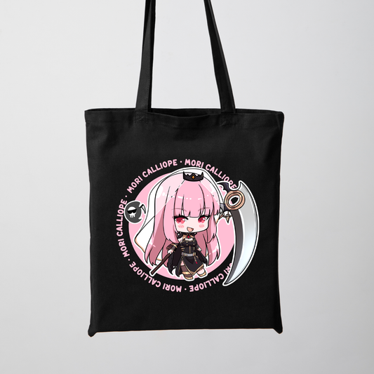 Mori Calliope Tote Bag Vtuber Tote Bag Mori Calliope Fan Merch Cotton Canvas Tote Bag Eco Mori Calliope Tote Bag Sustainable Bag Kawaii Tote Bag hololive merch