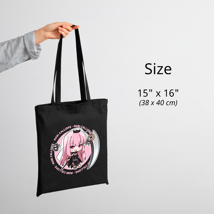 Mori Calliope Tote Bag Vtuber Tote Bag Mori Calliope Fan Merch Cotton Canvas Tote Bag Eco Mori Calliope Tote Bag Sustainable Bag Kawaii Tote Bag hololive merch