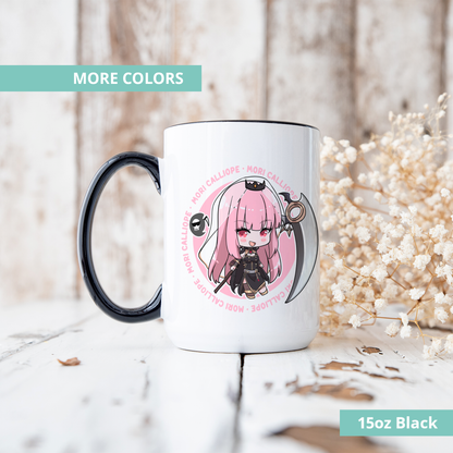 Mori Calliope Mug, Vtuber Mug, Mori Calliope Coffee Cup, Mori Calliope Merch, Customized Coffee Mug, Vtuber Merch, Hololive Fan Merch, Gift For Friend