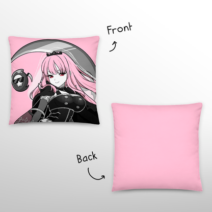 Mori Calliope Throw Pillow, Vtuber Throw Pillows, Gift for Vtuber Fan, Mori Calliope Throw Pillow, Decorative Pillow, Hololive Merch