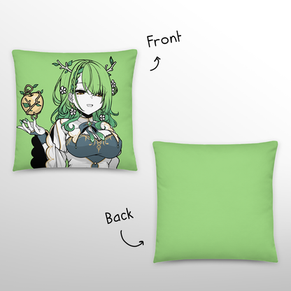 Ceres Fauna Throw Pillow, Vtuber Throw Pillows, Gift for Vtuber Fan, Ceres Fauna Throw Pillow, Decorative Pillow, Hololive Merch