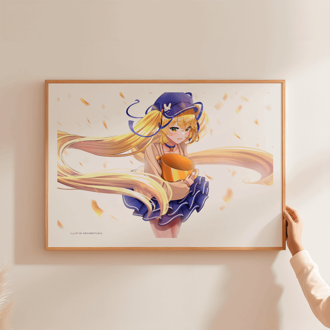 Dokibird Art Print, Dokibird Poster, Dokibird Merch, Gift For Vtuber Fan, Vtuber Merch, Vtuber Poster, Dokishrine,Dokibird Fan,Vtuber Poster