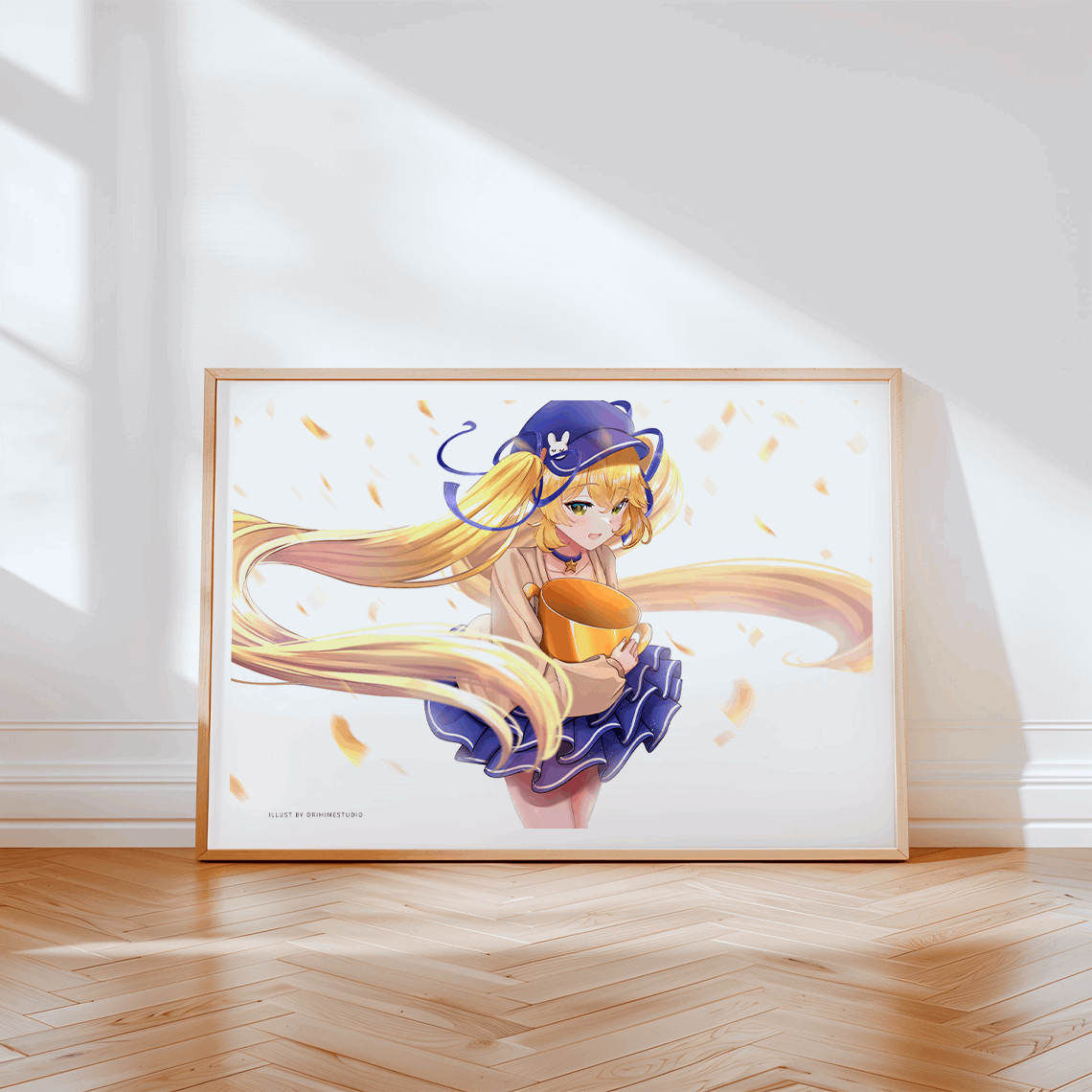 Dokibird Art Print, Dokibird Poster, Dokibird Merch, Gift For Vtuber Fan, Vtuber Merch, Vtuber Poster, Dokishrine,Dokibird Fan,Vtuber Poster