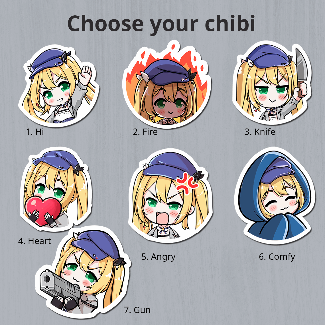 Dokibird Stickers, Vtuber Stickers, Kiss Cut Stickers 3"x3", kawaii Stickers, Stationery Stickers, Dokishrine, Vtuber merch, Dokibird Merch