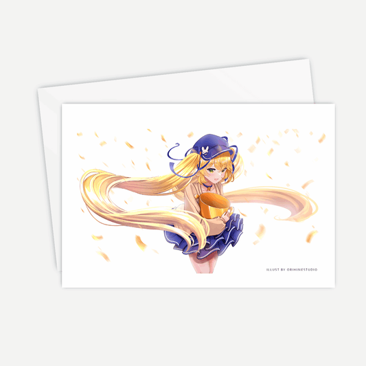 Dokibird Postcard, Vtuber Mini Print, Dokibird Mini Print, Vtubers Merch, Dokishrine,Dokibird Merch,Dokibird Mini Poster,Gift For Vtuber Fan