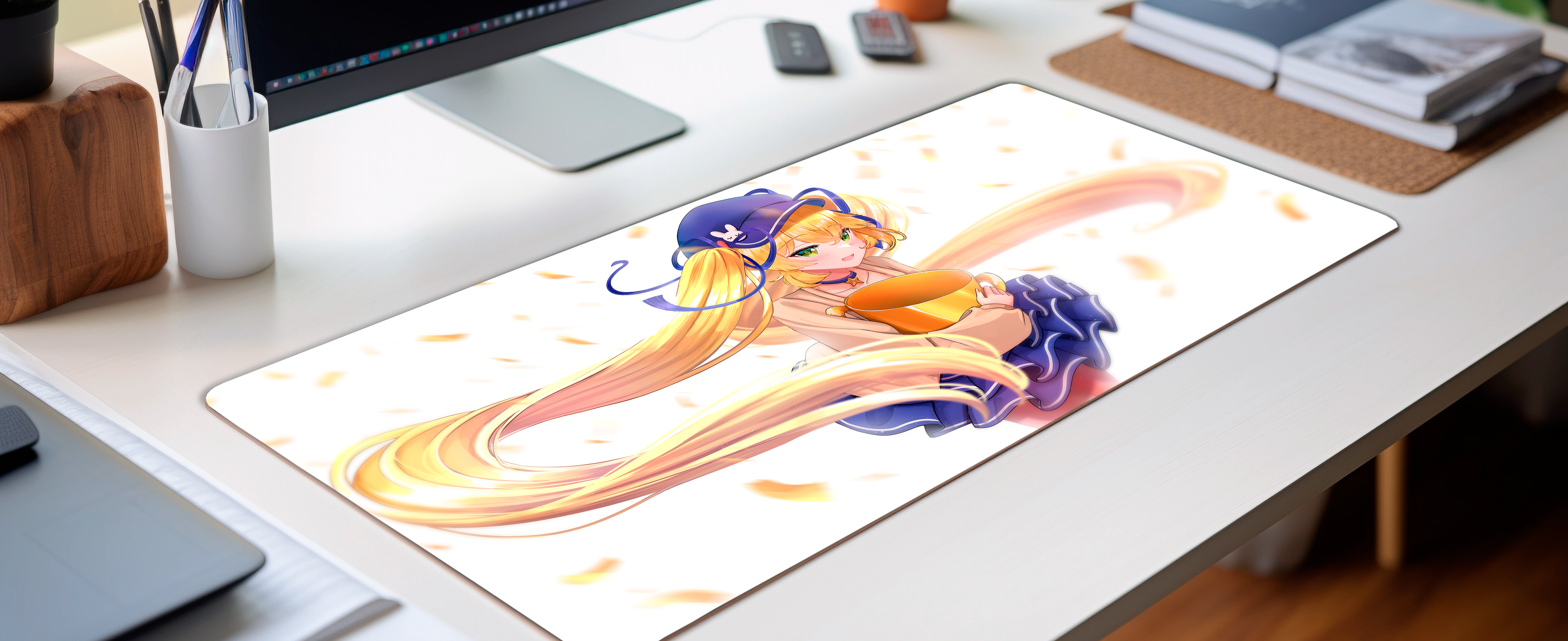 dokibird XXL mousepad, dokibird desk mat, dokibird merch, dokibird vtuber, dokibird fan