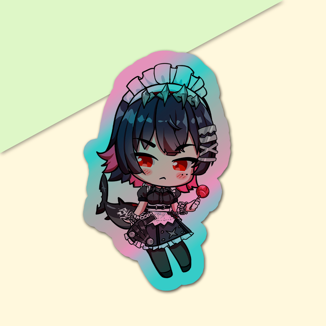 Ellen Joe Zenless Zone Zero Sticker, Ellen Joe Stickers, Kiss Cut Stickers 3"x3", Ellen Joea Stickers, Stationery Stickers, Zenless Zone Zero Merch, Ellen Joe merch