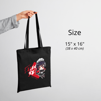 Ellen Joe Zenless Zone Zero Tote Bag Waifu gacha game Tote Bag Ellen Joe Zenless Zone Zero Fan Merch Cotton Canvas Tote Bag Eco Tote Bag Sustainable Bag Kawaii Tote Bag Ellen Joe Zenless Zone Zero merch