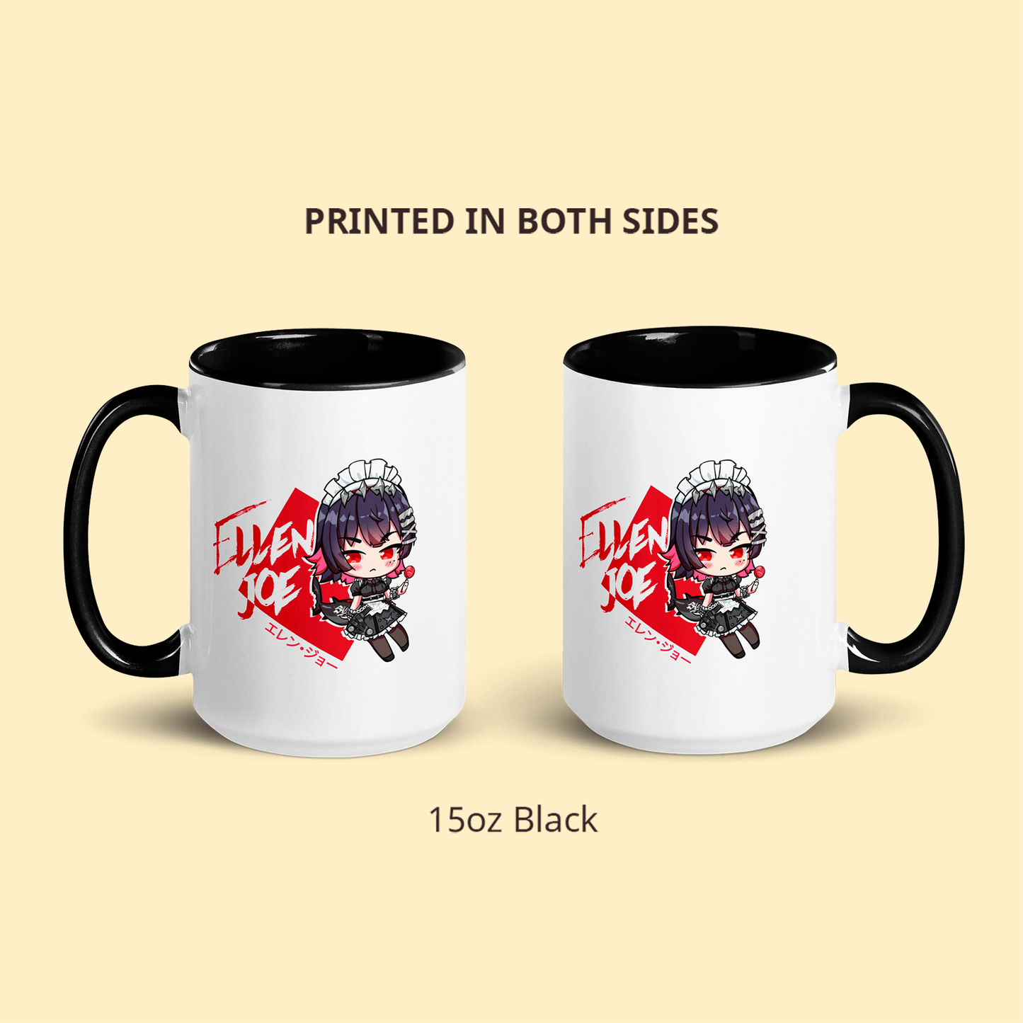 Ellen Joe Zenless Zone Zero Mug, waifu Mug, Ellen Joe Zenless Zone Zero Coffee Cup, Ellen Joe Merch, Customized Coffee Mug, Waifu gacha Merch, Ellen Joe Fan Merch, Gift For Friend