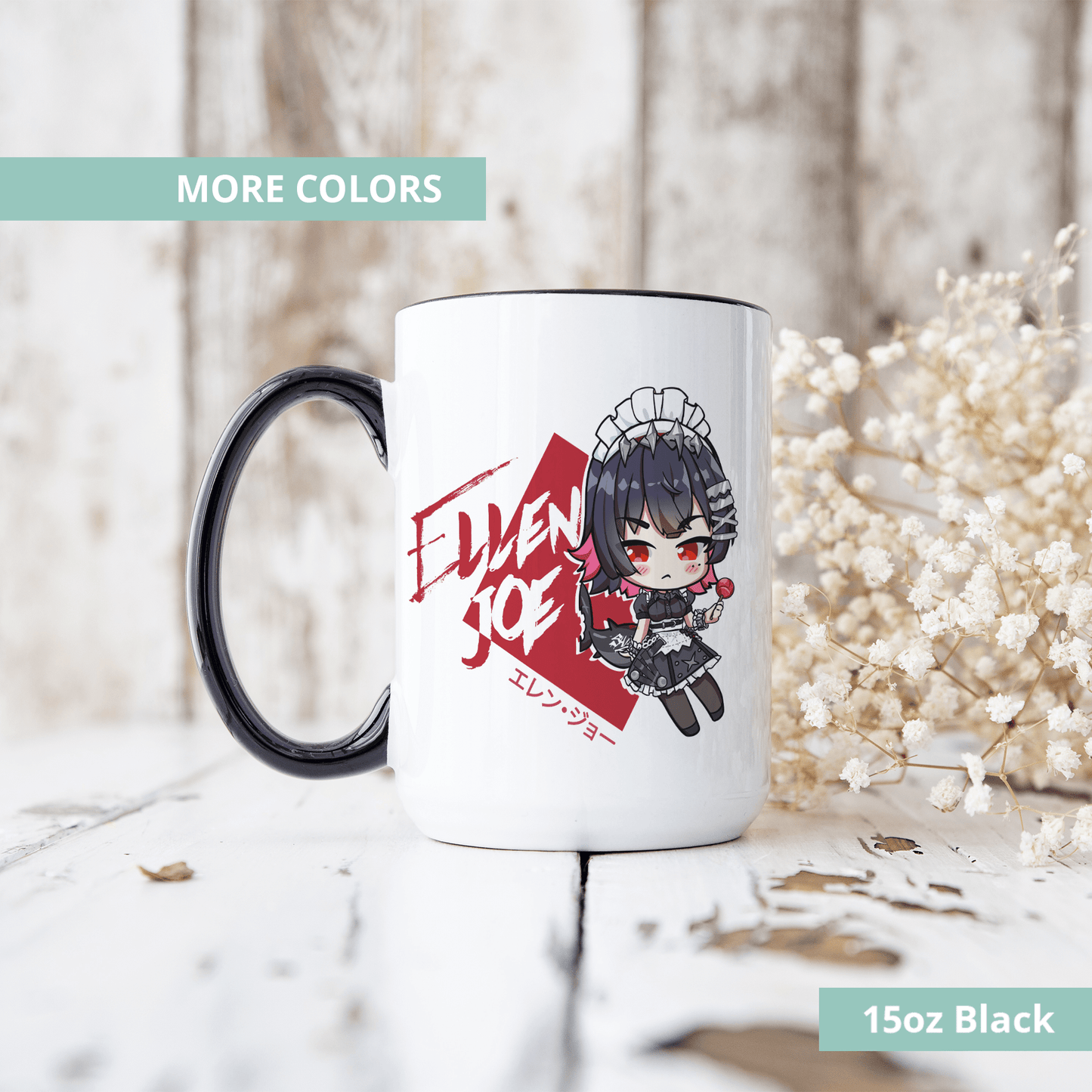 Ellen Joe Zenless Zone Zero Mug, waifu Mug, Ellen Joe Zenless Zone Zero Coffee Cup, Ellen Joe Merch, Customized Coffee Mug, Waifu gacha Merch, Ellen Joe Fan Merch, Gift For Friend