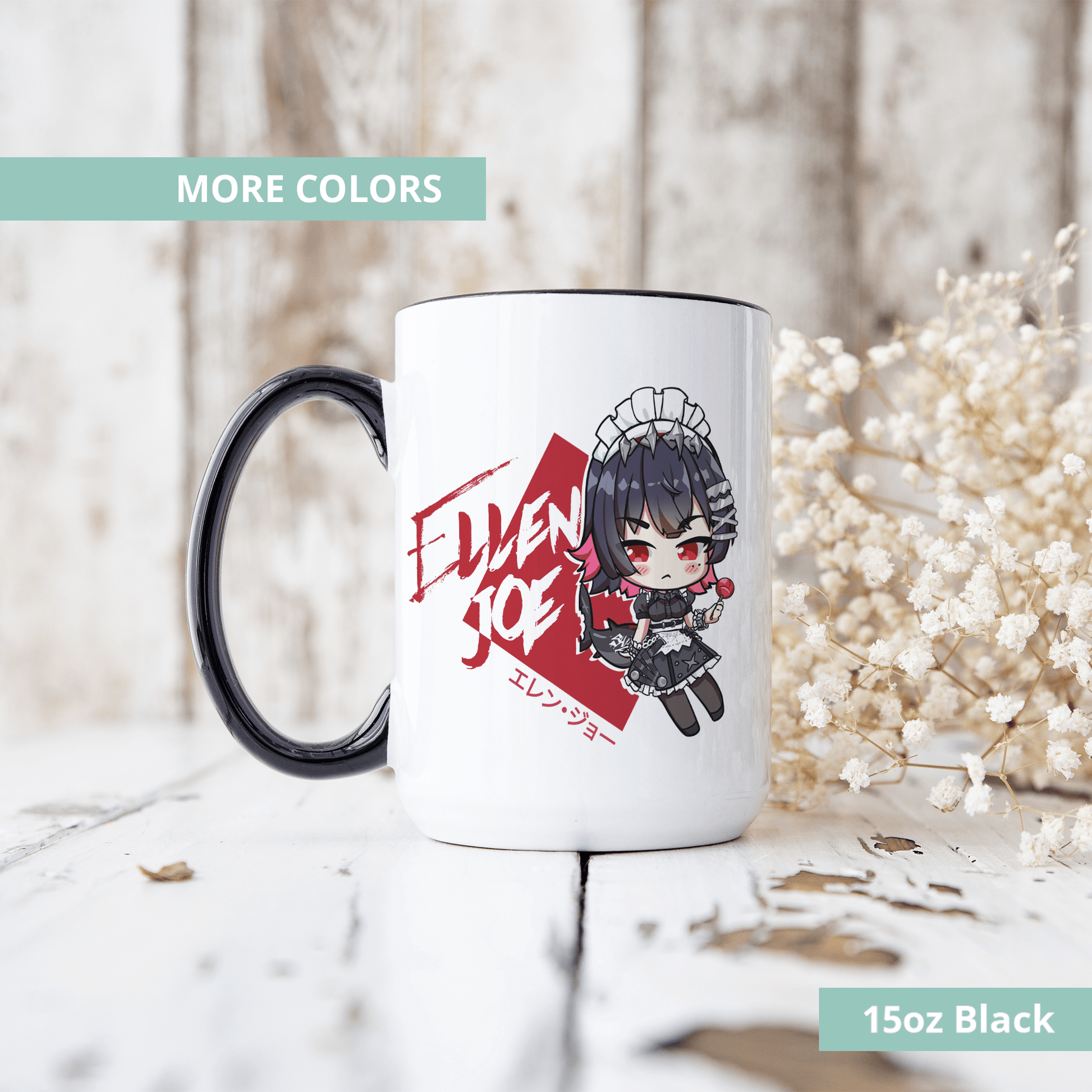 Ellen Joe Zenless Zone Zero Mug, waifu Mug, Ellen Joe Zenless Zone Zero Coffee Cup, Ellen Joe Merch, Customized Coffee Mug, Waifu gacha Merch, Ellen Joe Fan Merch, Gift For Friend