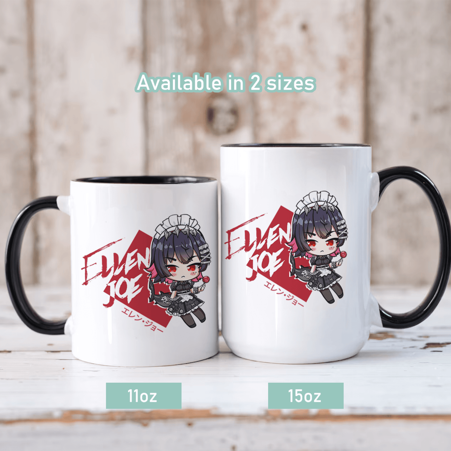 Ellen Joe Zenless Zone Zero Mug, waifu Mug, Ellen Joe Zenless Zone Zero Coffee Cup, Ellen Joe Merch, Customized Coffee Mug, Waifu gacha Merch, Ellen Joe Fan Merch, Gift For Friend