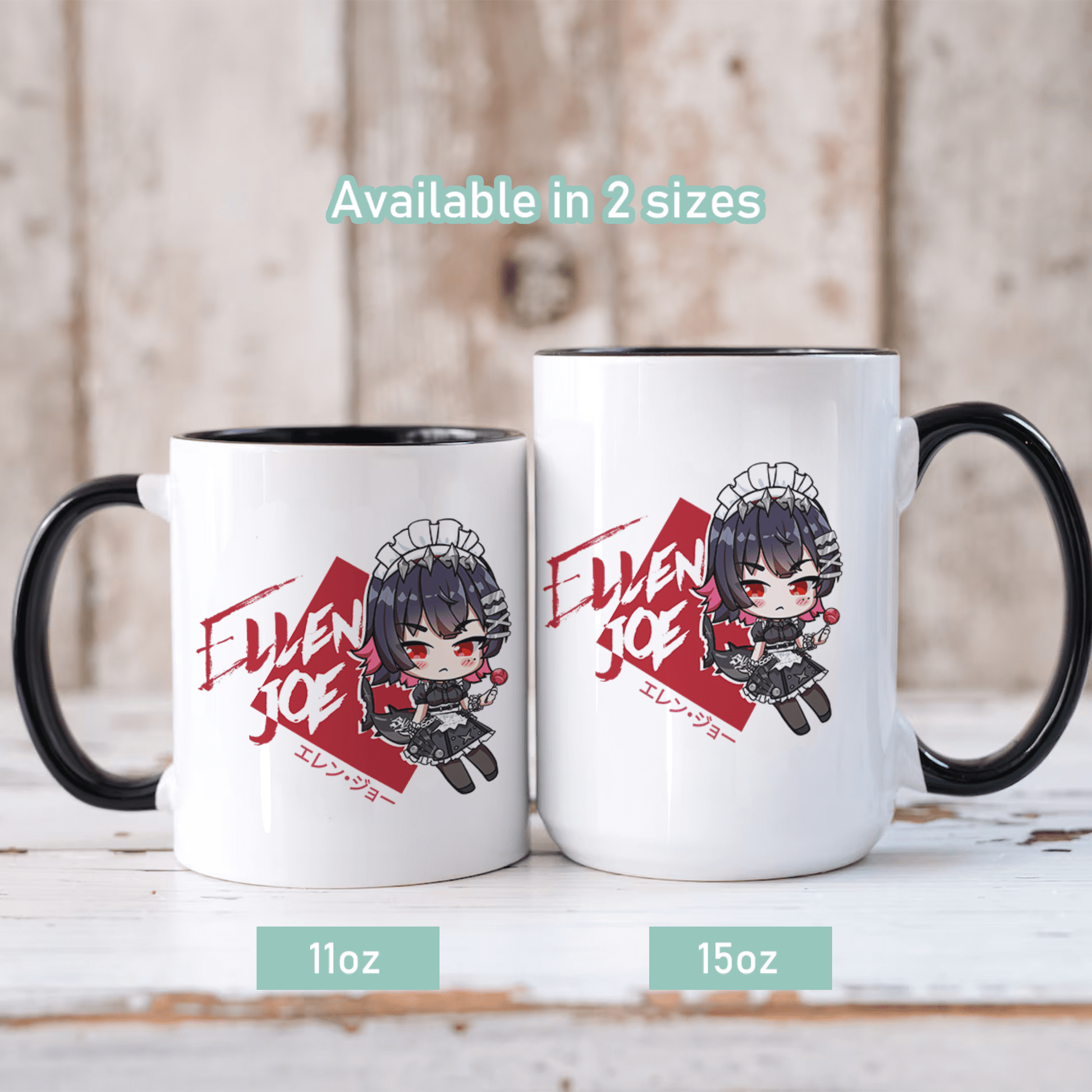 Ellen Joe Zenless Zone Zero Mug, waifu Mug, Ellen Joe Zenless Zone Zero Coffee Cup, Ellen Joe Merch, Customized Coffee Mug, Waifu gacha Merch, Ellen Joe Fan Merch, Gift For Friend