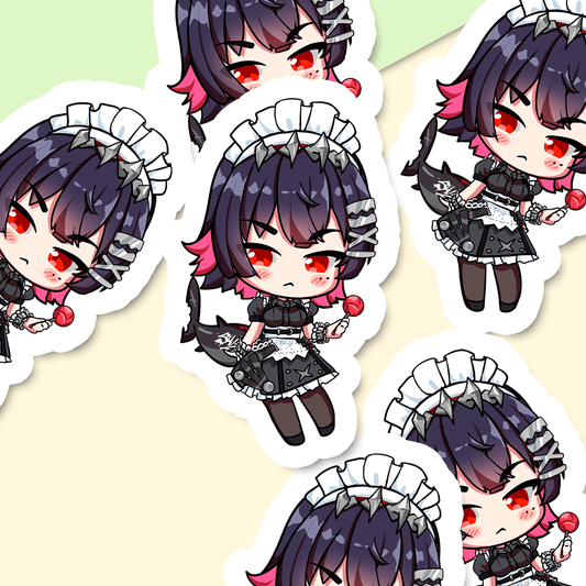 Ellen Joe Zenless Zone Zero Sticker, Ellen Joe Stickers, Kiss Cut Stickers 3"x3", Ellen Joea Stickers, Stationery Stickers, Zenless Zone Zero Merch, Ellen Joe merch