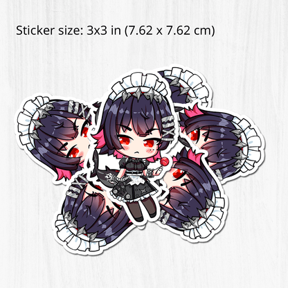 Ellen Joe Zenless Zone Zero Sticker, Ellen Joe Stickers, Kiss Cut Stickers 3"x3", Ellen Joea Stickers, Stationery Stickers, Zenless Zone Zero Merch, Ellen Joe merch