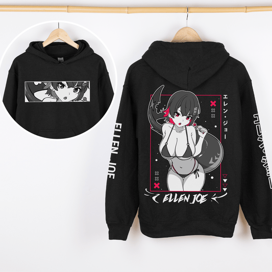 Ellen Joe Zenless Zone Zero Hoodie Gamer Hoodie Gift for ZZZ Fan Games Waifu Shirt Cool Ellen Joe Zenless Zone Zero Sweatshirt ZZZ Merch Ellen Joe Merch