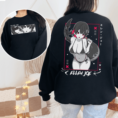 Ellen Joe Zenless Zone Zero Sweatshirt ZZZ Crewneck Ellen Joe Zenless Zone Zero Shirt Gift for Gamers Waifu Shirt Cool Ellen Joe Zenless Zone Zero Sweatshirt ZZZ Merch
