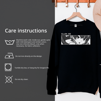 Ellen Joe Zenless Zone Zero Sweatshirt ZZZ Crewneck Ellen Joe Zenless Zone Zero Shirt Gift for Gamers Waifu Shirt Cool Ellen Joe Zenless Zone Zero Sweatshirt ZZZ Merch
