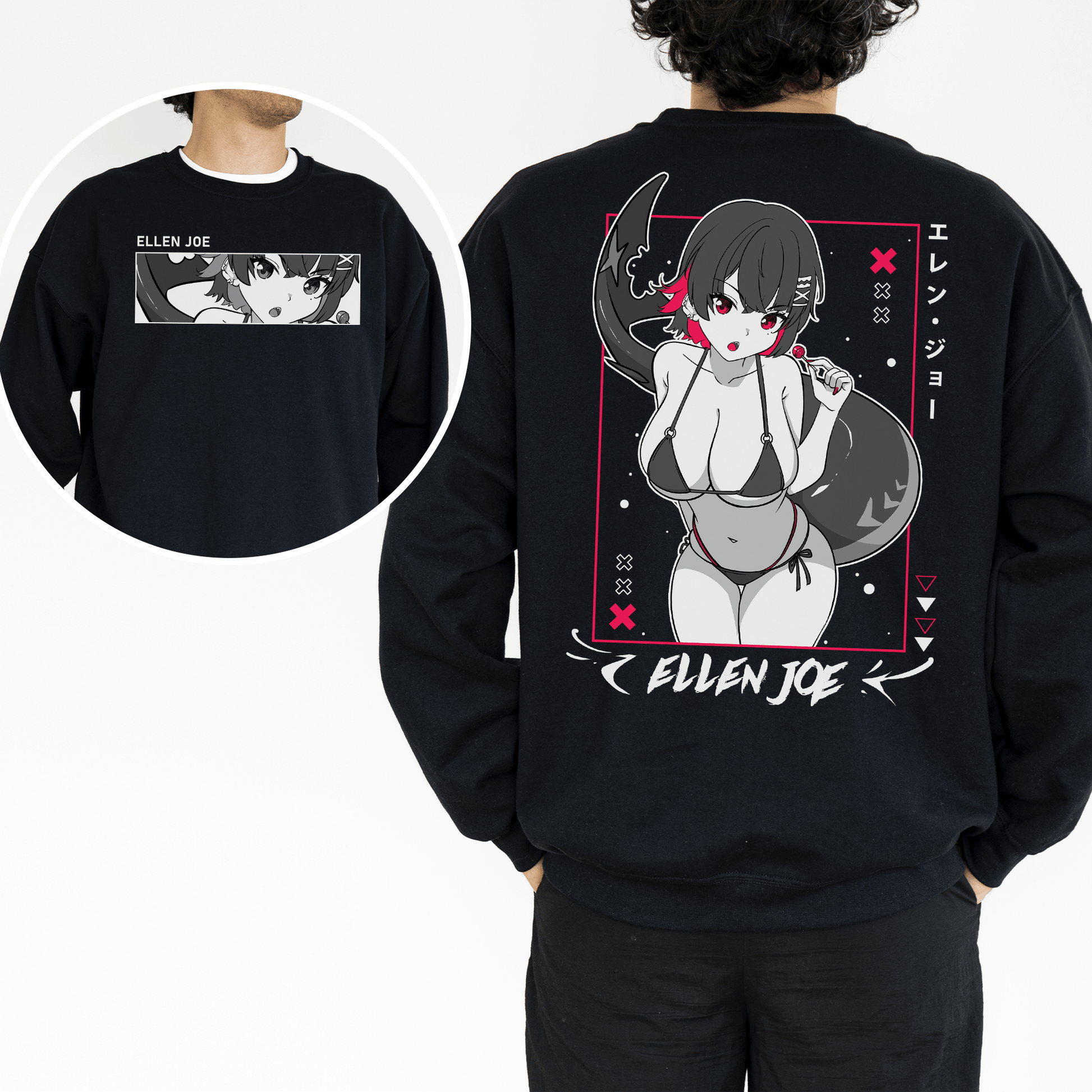 Ellen Joe Zenless Zone Zero Sweatshirt ZZZ Crewneck Ellen Joe Zenless Zone Zero Shirt Gift for Gamers Waifu Shirt Cool Ellen Joe Zenless Zone Zero Sweatshirt ZZZ Merch