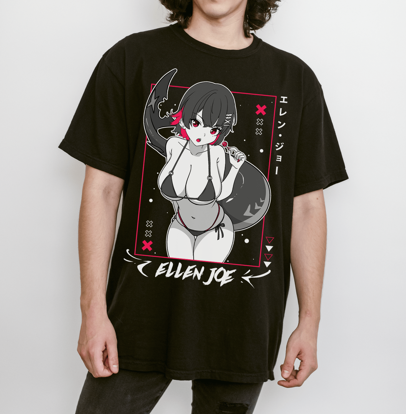 Ellen Joe Zenless Zone Zero T-Shirt ZZZ Shirt Ellen Joe Tee Gift for Game Fan Anime Waifu Shirt Cool ZZZ Tee Waifu T-Shirt Ellen Joe Merch