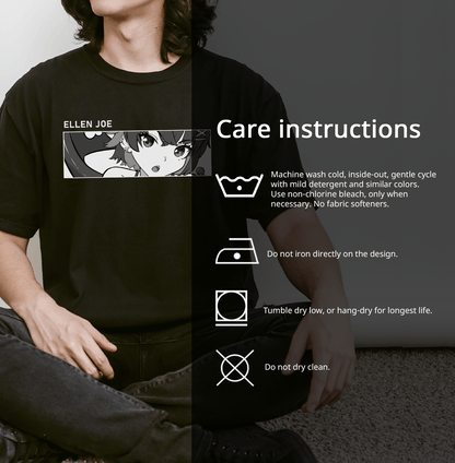 Ellen Joe Zenless Zone Zero T-Shirt ZZZ Shirt Ellen Joe Tee Gift for Game Fan Anime Waifu Shirt Cool ZZZ Tee Waifu T-Shirt Ellen Joe Merch