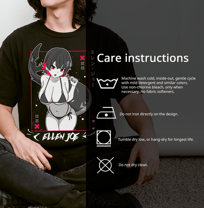 Ellen Joe Zenless Zone Zero T-Shirt ZZZ Shirt Ellen Joe Tee Gift for Game Fan Anime Waifu Shirt Cool ZZZ Tee Waifu T-Shirt Ellen Joe Merch