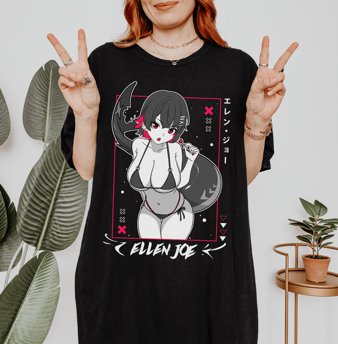 Ellen Joe Zenless Zone Zero T-Shirt ZZZ Shirt Ellen Joe Tee Gift for Game Fan Anime Waifu Shirt Cool ZZZ Tee Waifu T-Shirt Ellen Joe Merch