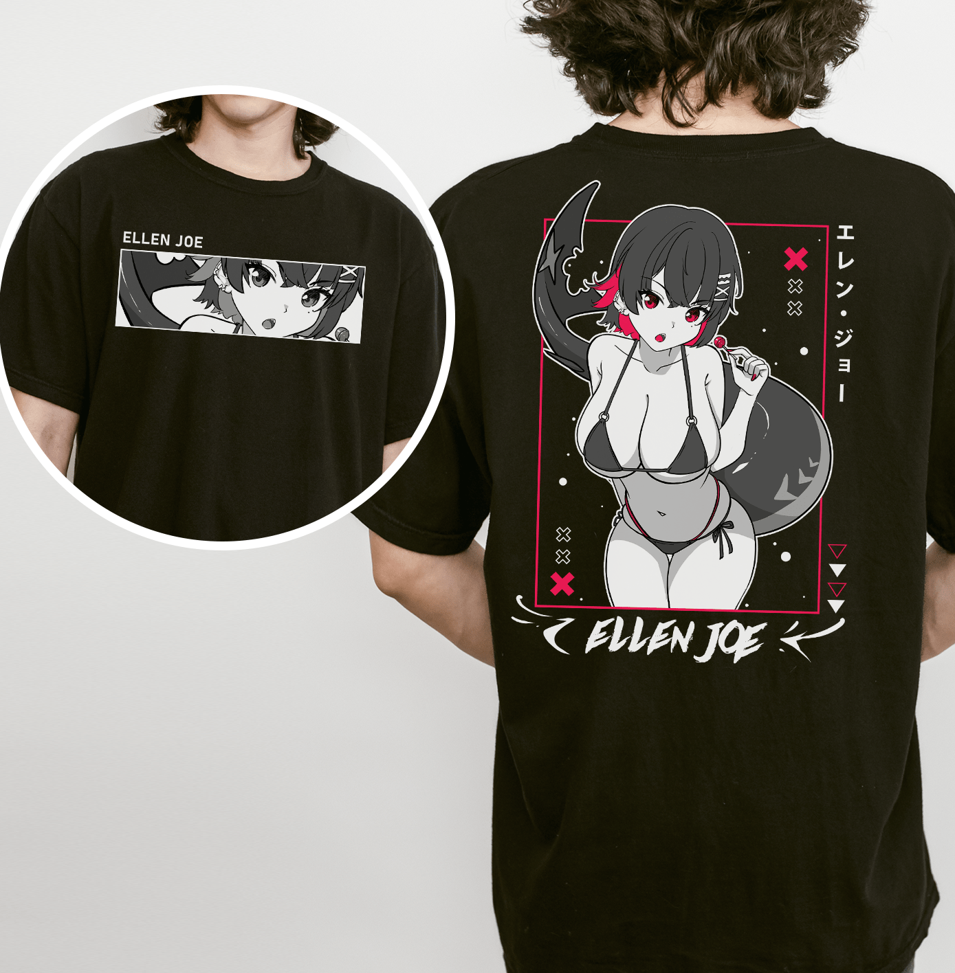 Ellen Joe Zenless Zone Zero T-Shirt ZZZ Shirt Ellen Joe Tee Gift for Game Fan Anime Waifu Shirt Cool ZZZ Tee Waifu T-Shirt Ellen Joe Merch