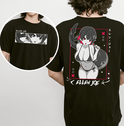 Ellen Joe Zenless Zone Zero T-Shirt ZZZ Shirt Ellen Joe Tee Gift for Game Fan Anime Waifu Shirt Cool ZZZ Tee Waifu T-Shirt Ellen Joe Merch