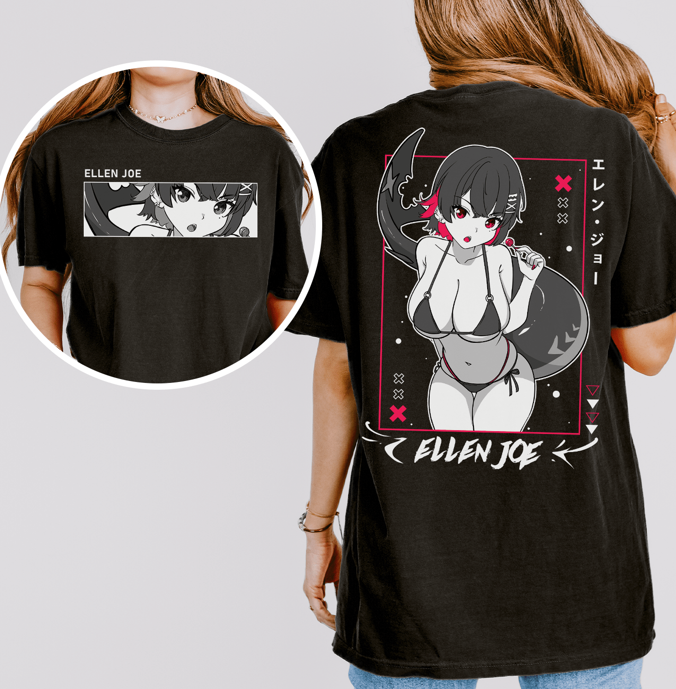 Ellen Joe Zenless Zone Zero T-Shirt ZZZ Shirt Ellen Joe Tee Gift for Game Fan Anime Waifu Shirt Cool ZZZ Tee Waifu T-Shirt Ellen Joe Merch