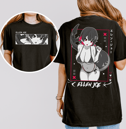 Ellen Joe Zenless Zone Zero T-Shirt ZZZ Shirt Ellen Joe Tee Gift for Game Fan Anime Waifu Shirt Cool ZZZ Tee Waifu T-Shirt Ellen Joe Merch